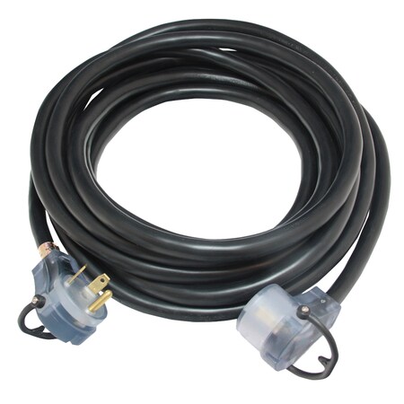 Valterra Valterra A10-3025EHLED Mighty Cord 30 Amp Extension Cord w/LED Lighted Ends - 25' A10-3025EHLED